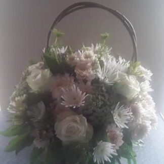 Boy or Girl white basket